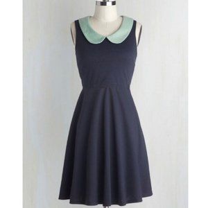 ModCloth Fervour A-line dress w/ Peter Pan collar 3x - no belt